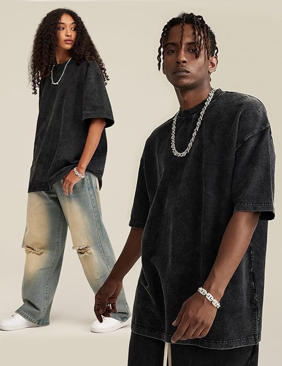 Casual Cotton Oversized Tee Set - 3-Pack