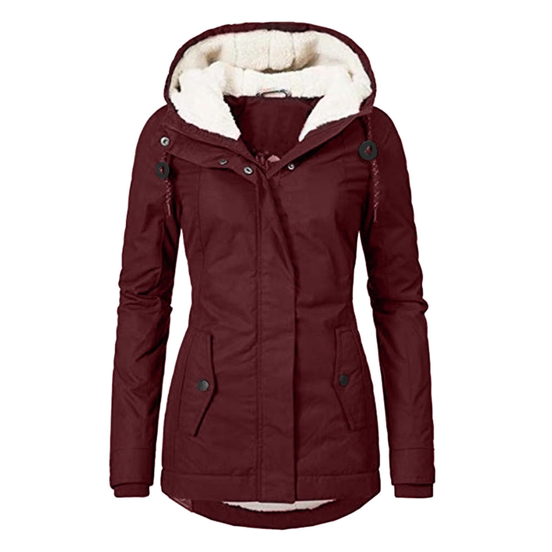 Velleora™ – Casual Woman Warm Hooded Jacket with Pockets