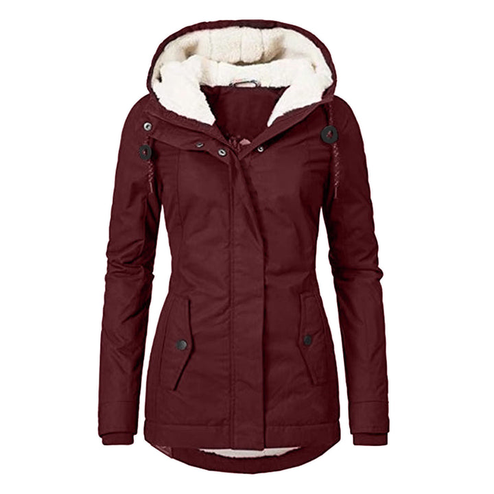 Velleora™ – Casual Woman Warm Hooded Jacket with Pockets