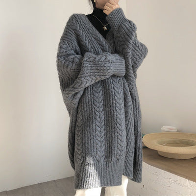 BraidLoom™ – Lux Twist Knit Cardigan for Women