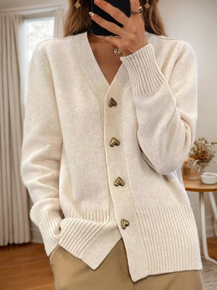 Marcelline™ – Cozy Love Button Sweater
