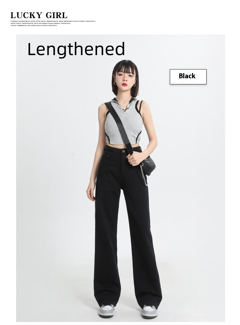 CaféFlow™ – Women’s High-Waist Soft Wide-Leg Denim Jeans