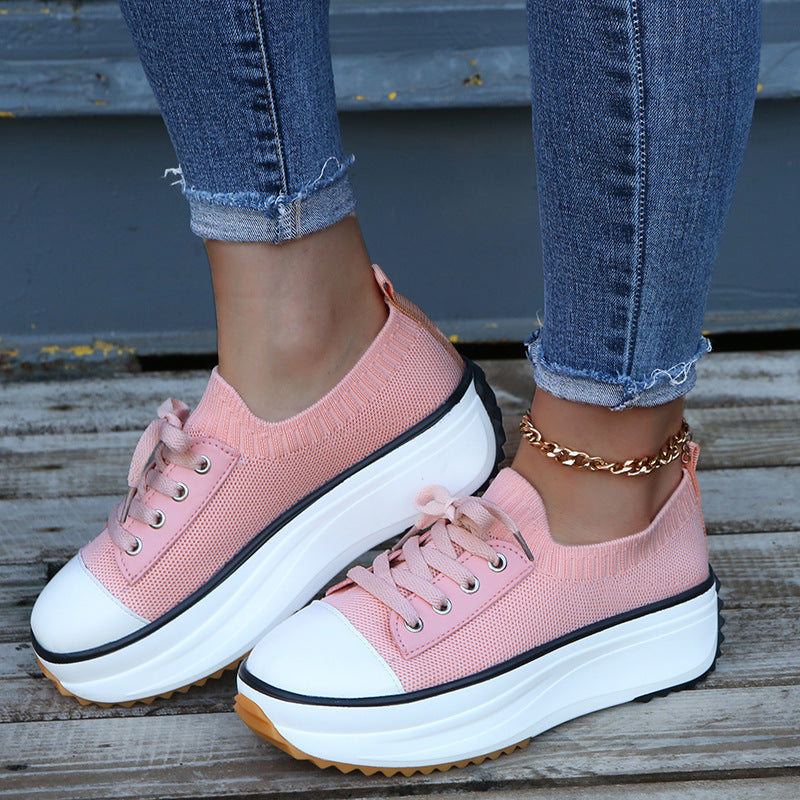 Aloria™ – Canvas Lift Sneakers