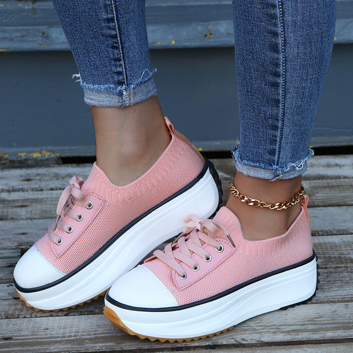 Aloria™ – Canvas Lift Sneakers