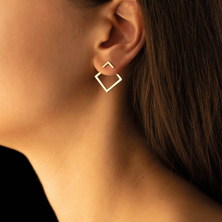 Lena™ | Modern Geometric Studs