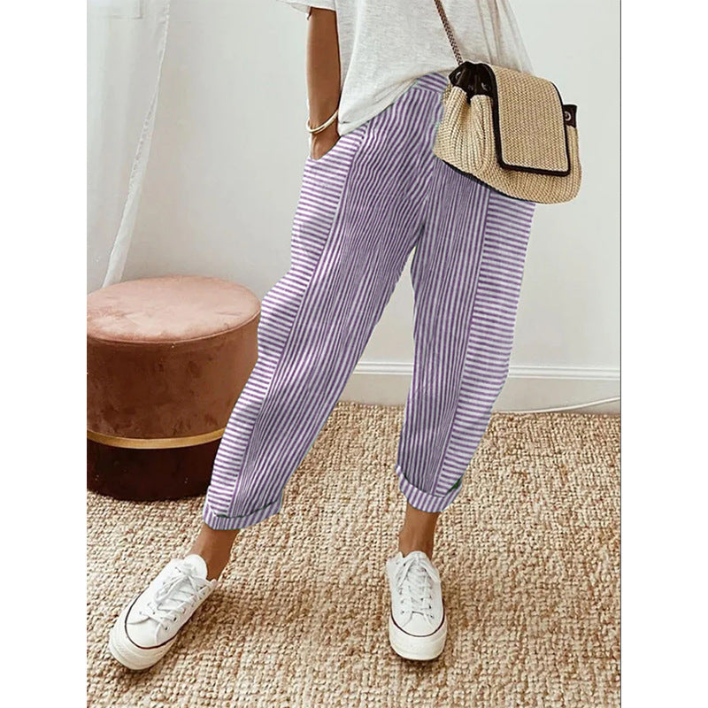 Eliza™ – Striped Summer Trousers