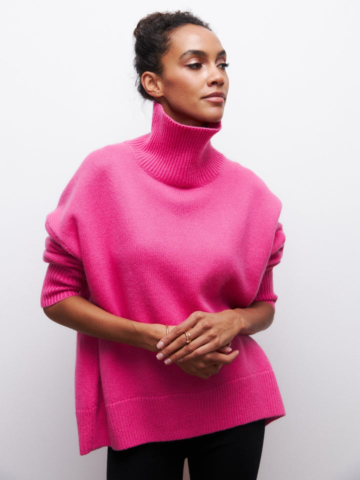 Seraphine™ Cozy Mock Neck Pullover – Women’s Sweater