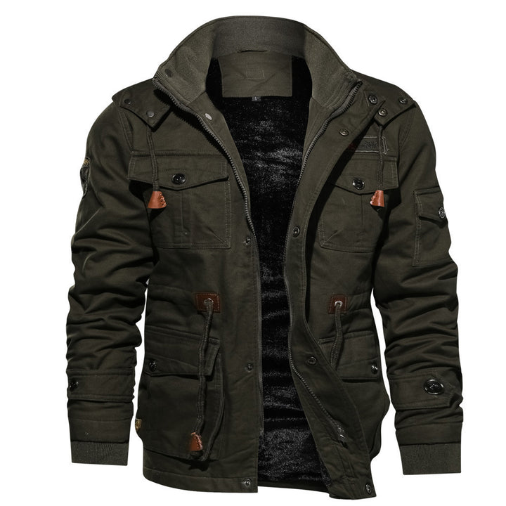 UrbanTrek™ – Detachable Man Hood Winter Jacket
