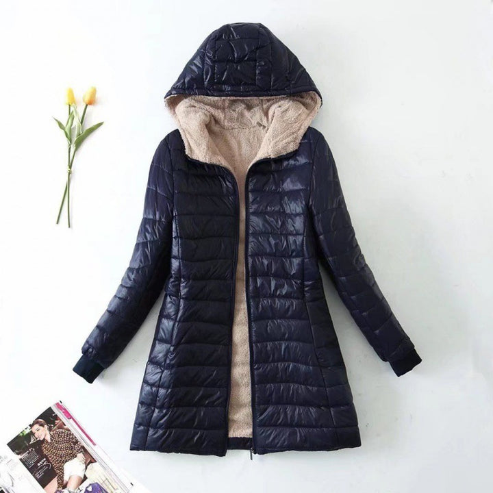 Alvara™ – Fleece-Lined Woman Cotton Hooded Coat