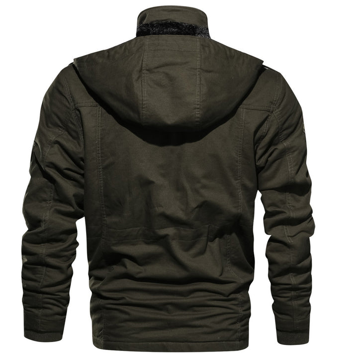 UrbanTrek™ – Detachable Man Hood Winter Jacket