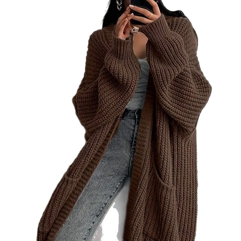 Wynora™ – Woman soft oversized sweater coat