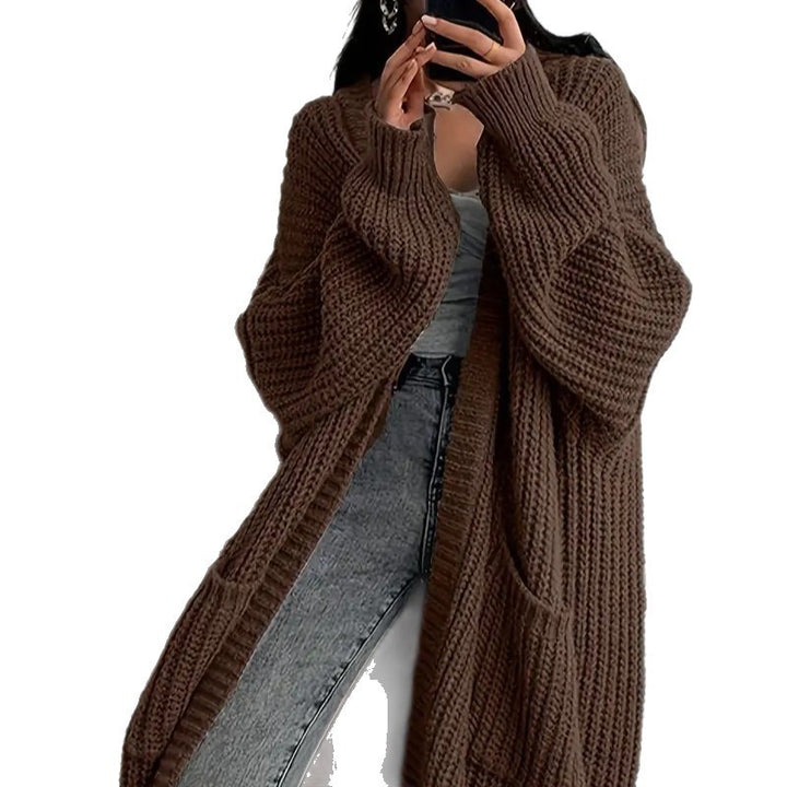 Wynora™ – Woman soft oversized sweater coat