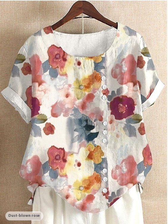 Florynna™ – BloomSoft Linen Top