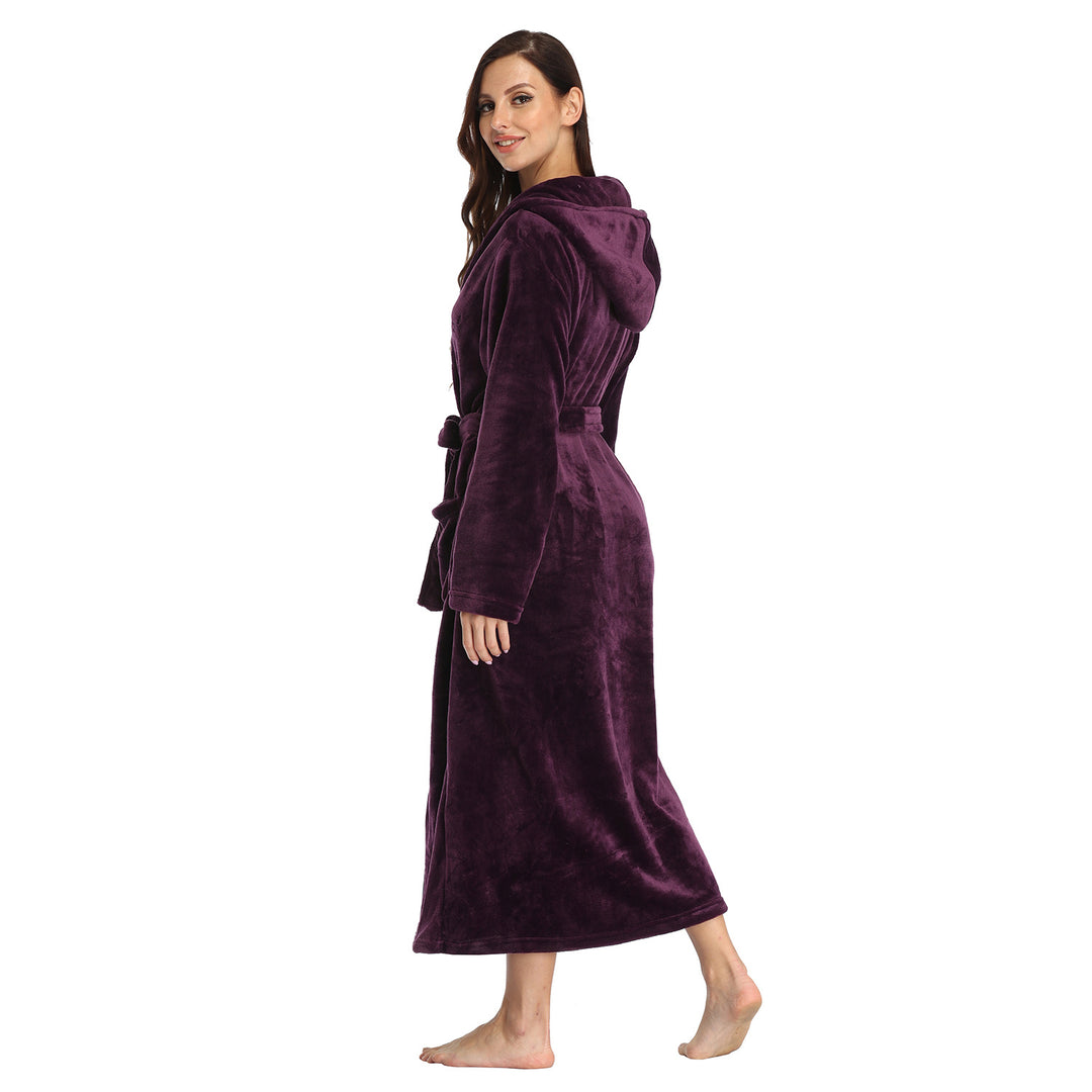 Celestine™ – Women’s Plush Fleece Hooded Bathrobe