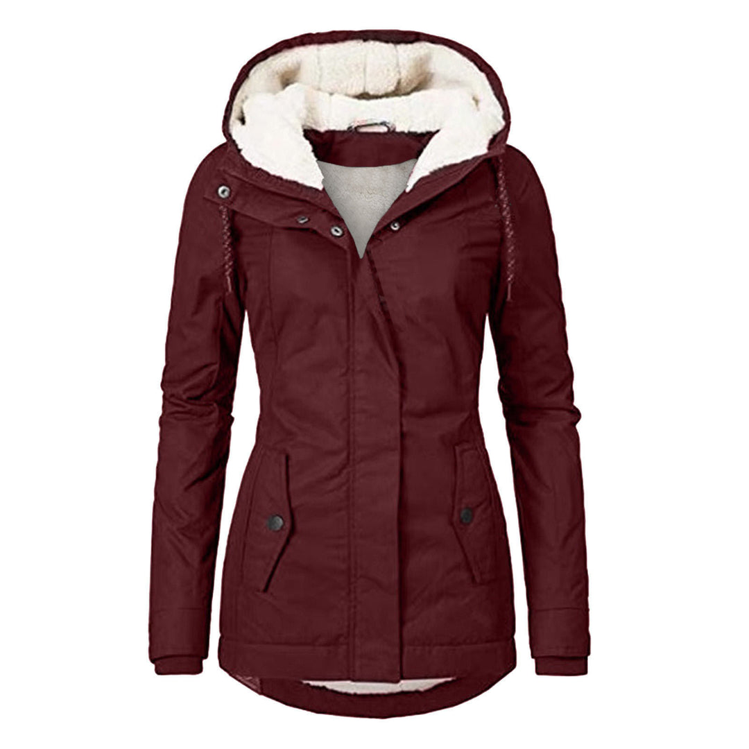 Velleora™ – Casual Woman Warm Hooded Jacket with Pockets