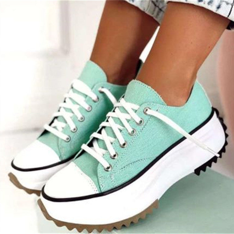 Aloria™ – Canvas Lift Sneakers
