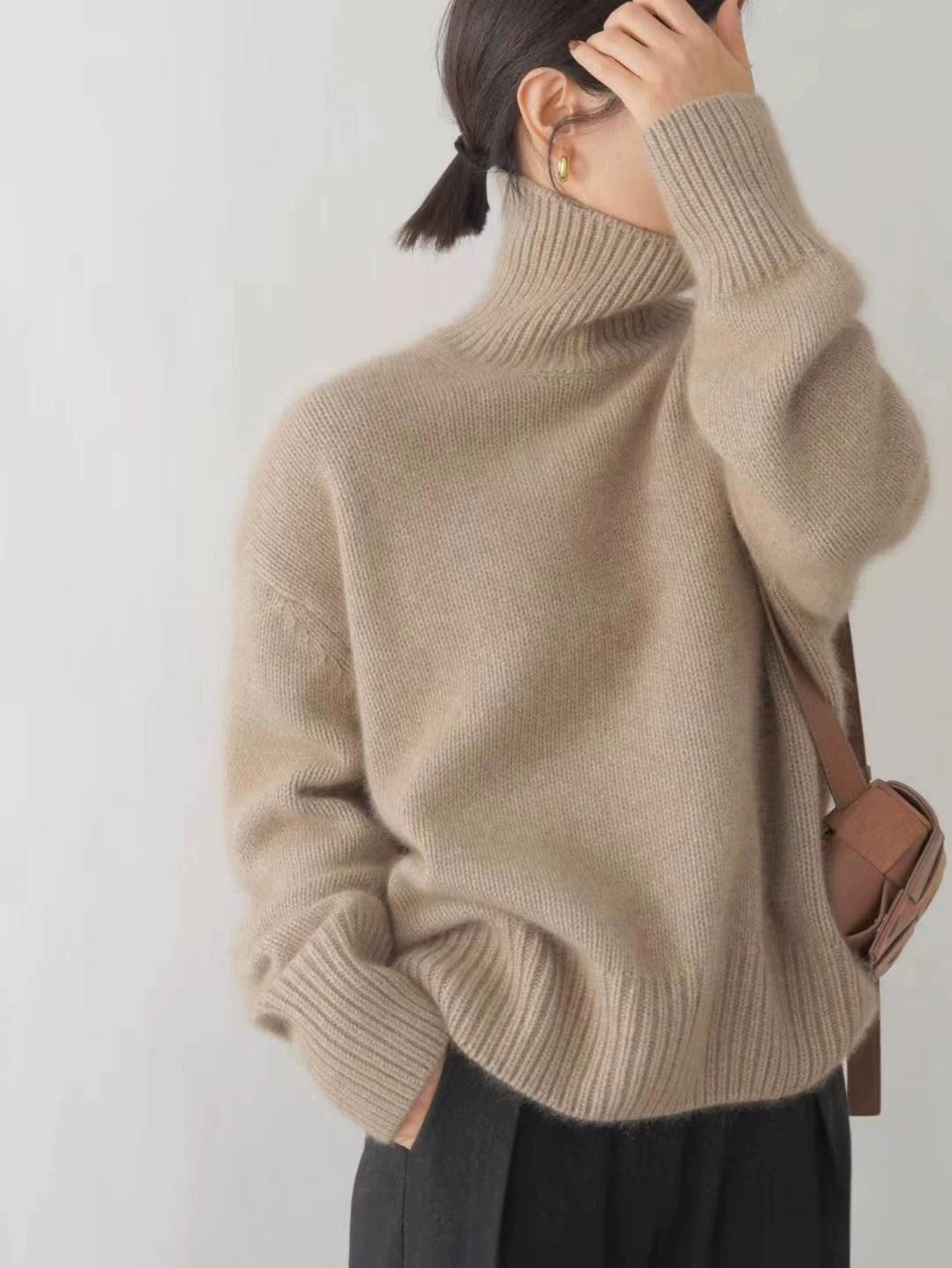 Sereni™ – Woman Soft Thick Turtleneck Pullover