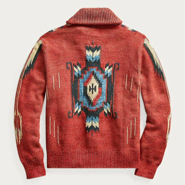 Brevion™ – Men Lapel Knit Sweater