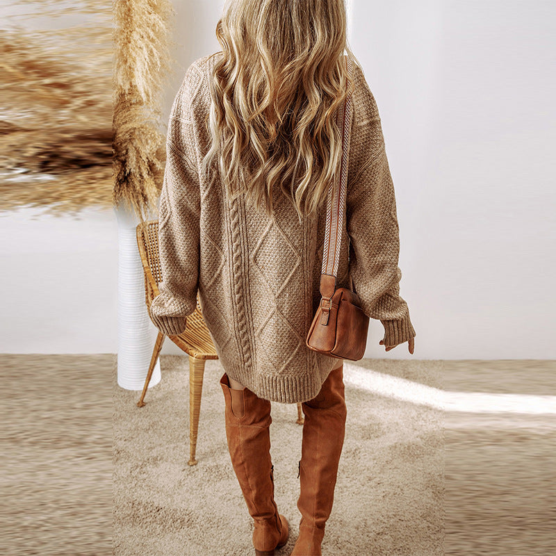 Solenne™ – Cozy Women Winter Knit Dress