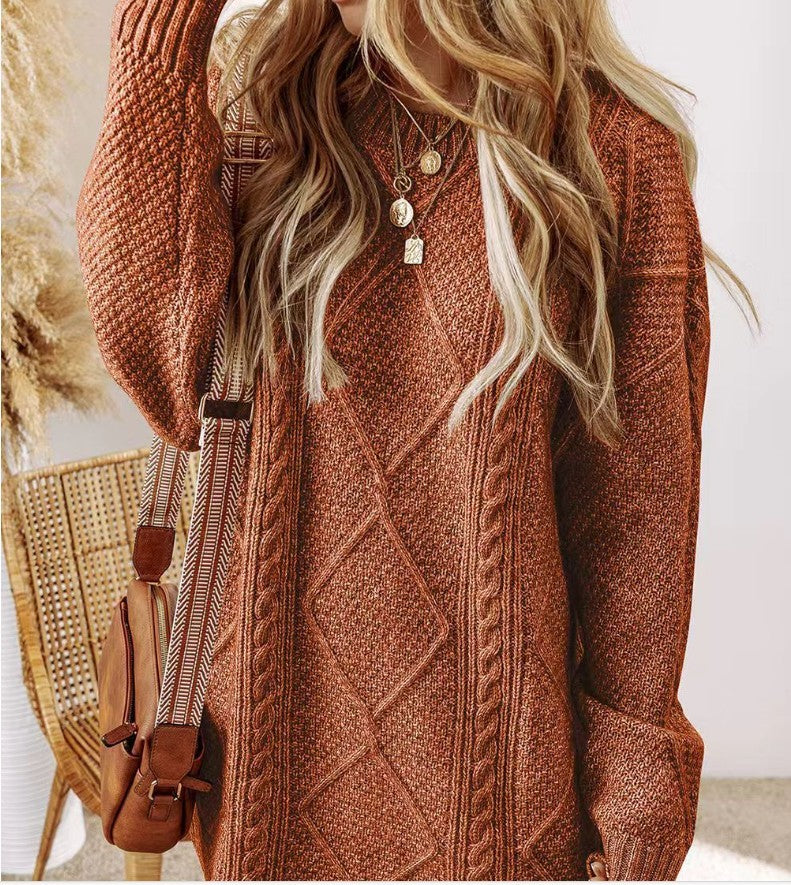 Solenne™ – Cozy Women Winter Knit Dress
