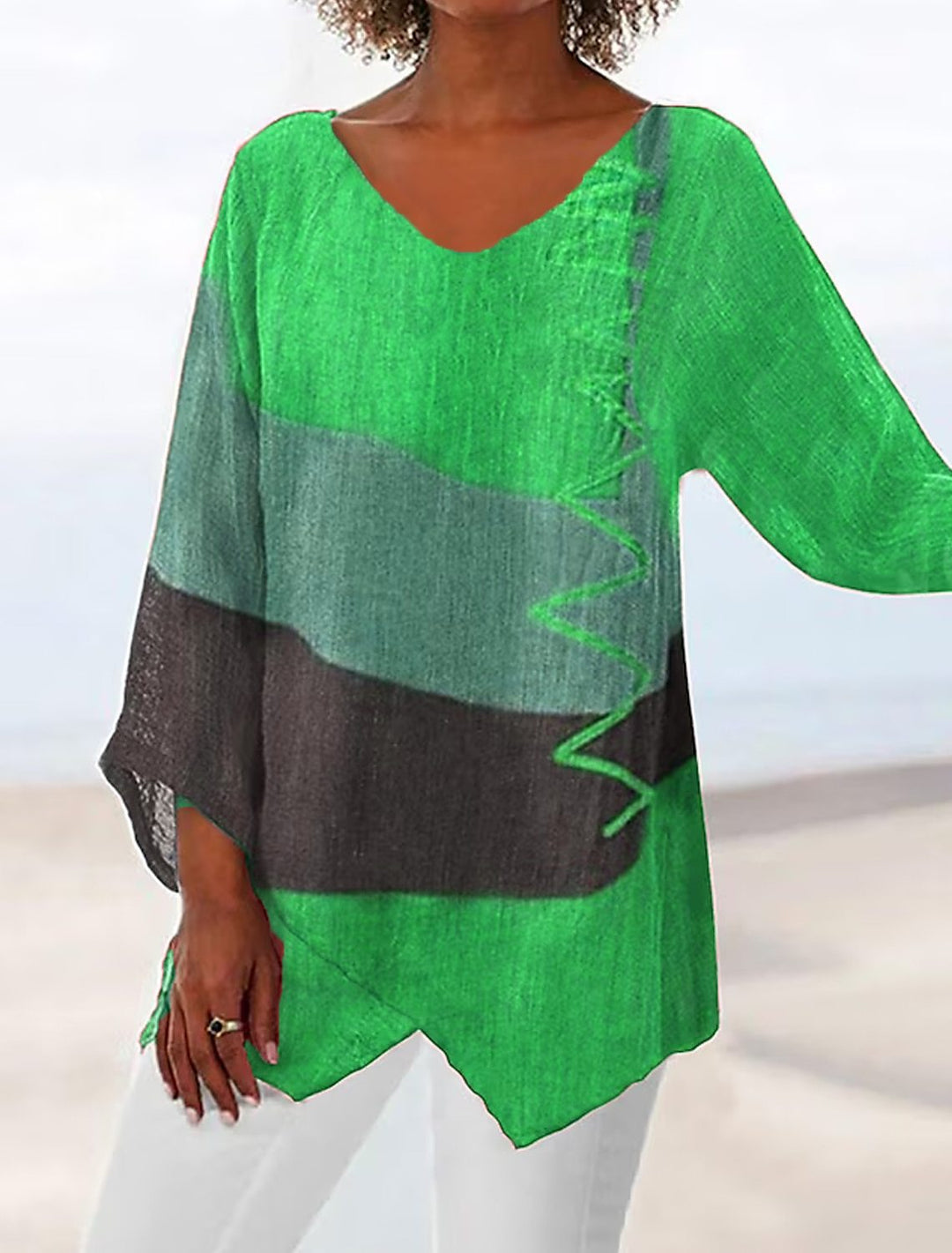 Celestia™ | Timeless V-Neck Blouse