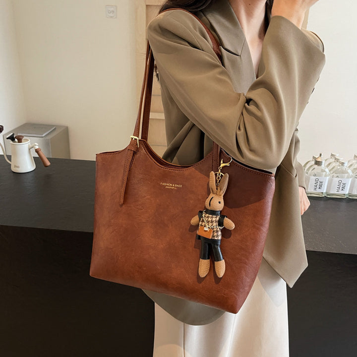 Caleris™ Artisan Waxed Leather Tote – Women’s Handbag
