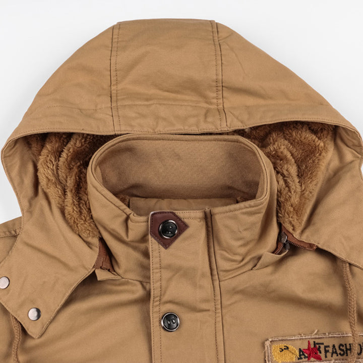 UrbanTrek™ – Detachable Man Hood Winter Jacket