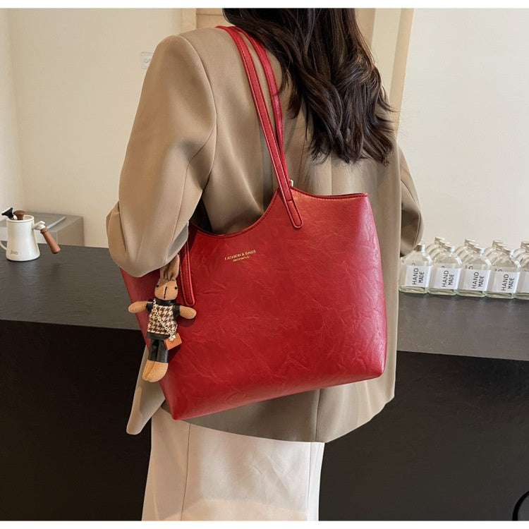 Caleris™ Artisan Waxed Leather Tote – Women’s Handbag