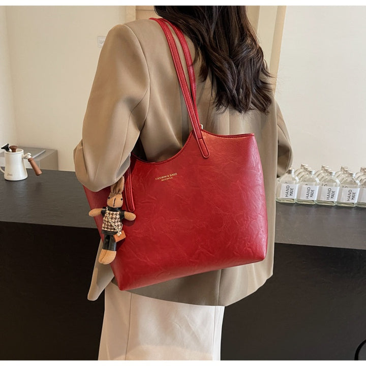 Caleris™ Artisan Waxed Leather Tote – Women’s Handbag