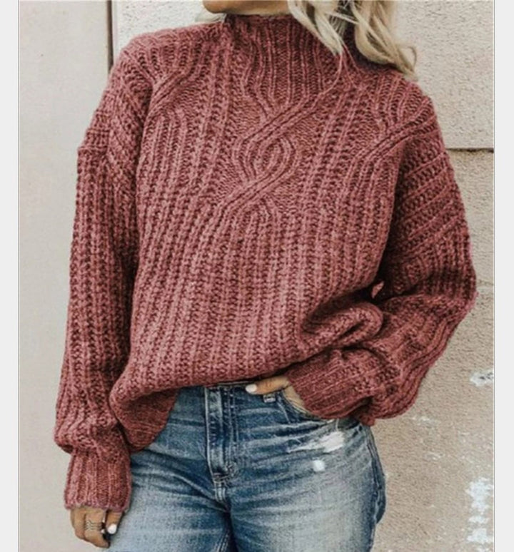 Aloria™ High-Neck Knit – Women’s Twist Pullover