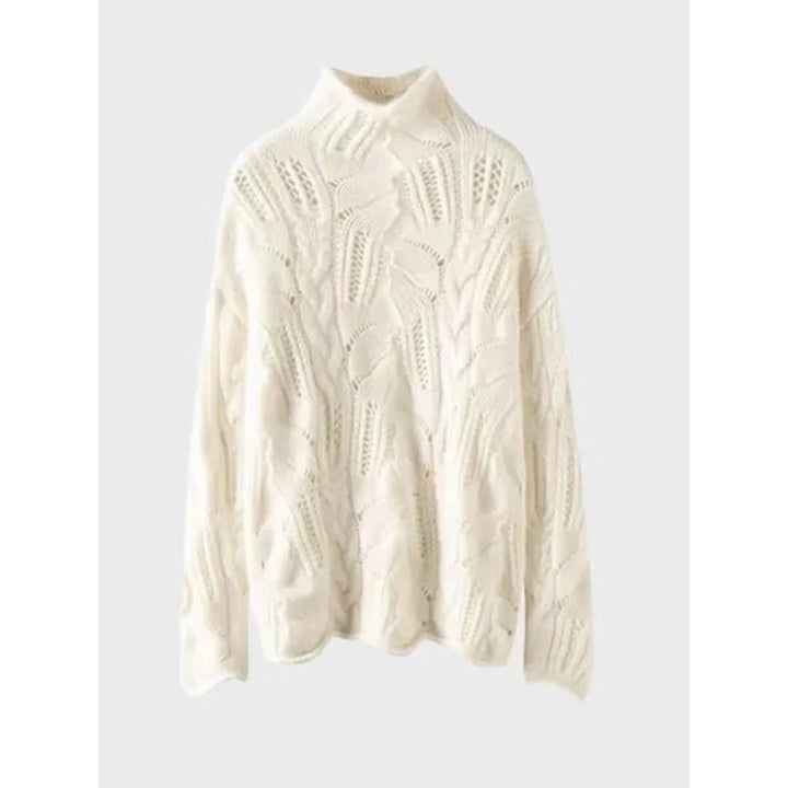 MeshNest™ – Soft Knit Half-Turtleneck Pullover