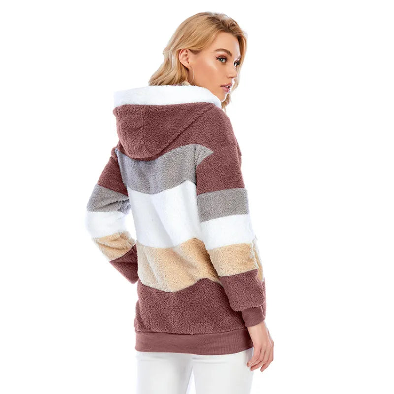 Avelora™ – Women’s Fleece Zip Cardigan
