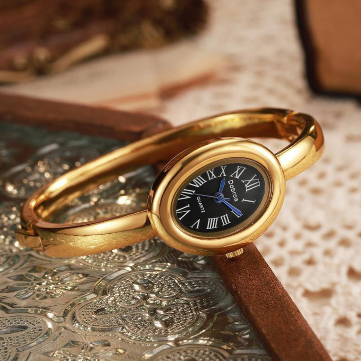 LuxeOra™ – Elegant Oval Women’s Watch