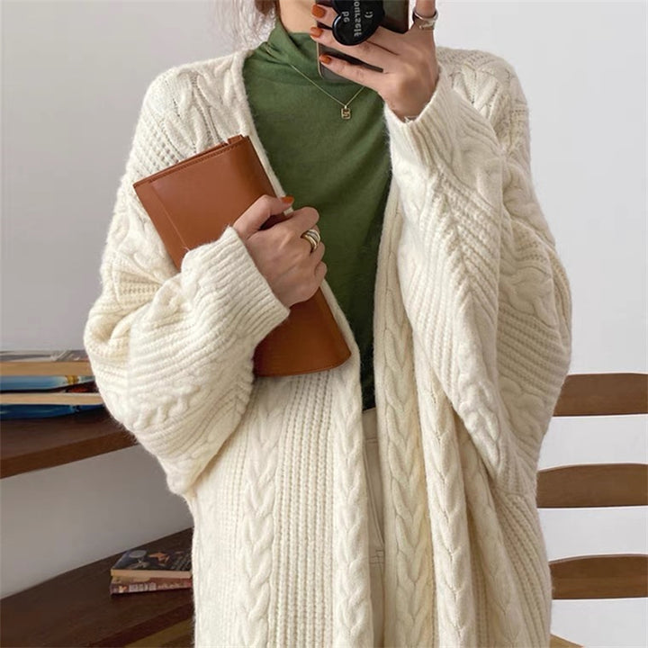 BraidLoom™ – Lux Twist Knit Cardigan for Women
