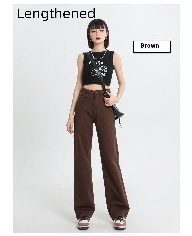 CaféFlow™ – Women’s High-Waist Soft Wide-Leg Denim Jeans