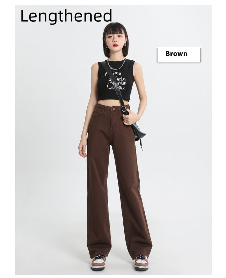 CaféFlow™ – Women’s High-Waist Soft Wide-Leg Denim Jeans