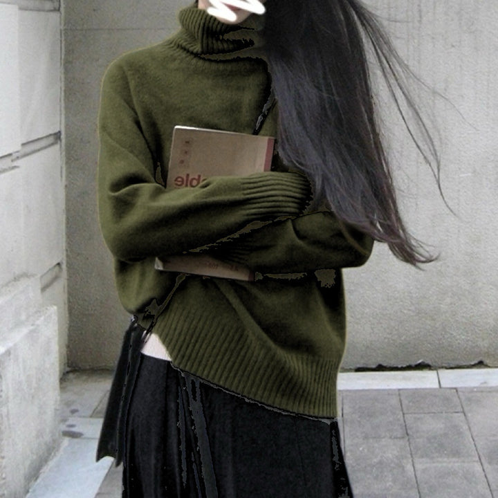 Sereni™ – Woman Soft Thick Turtleneck Pullover