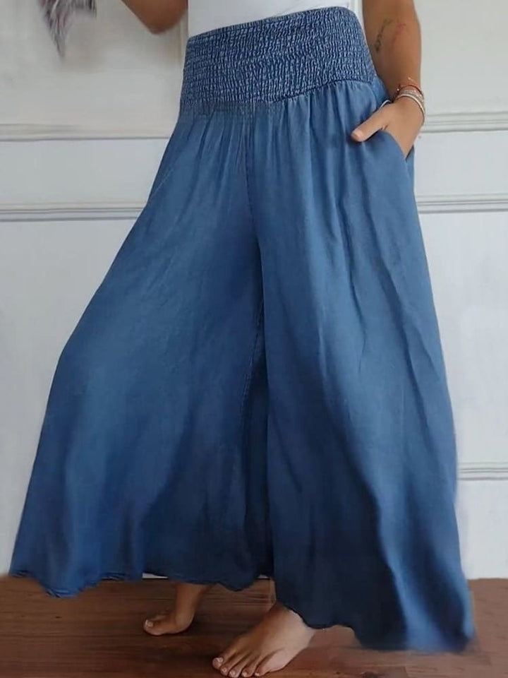 Caressa™ – Relaxed Silhouette Denim Pants