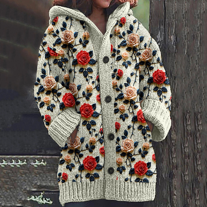 Enchanta™ | Women’s Hooded Mid-Length Sweater Coat