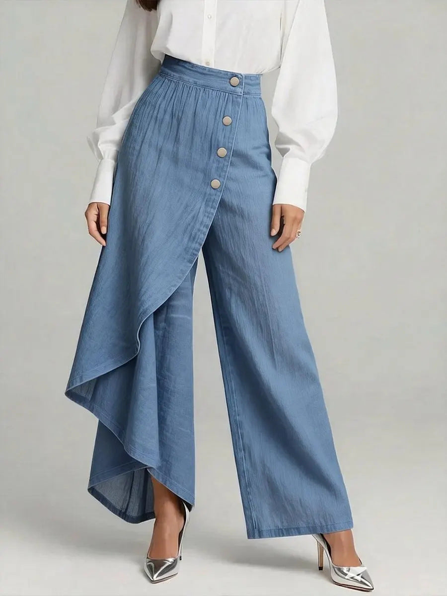 VeloraPrint™ – Stylish Denim Woman Pants