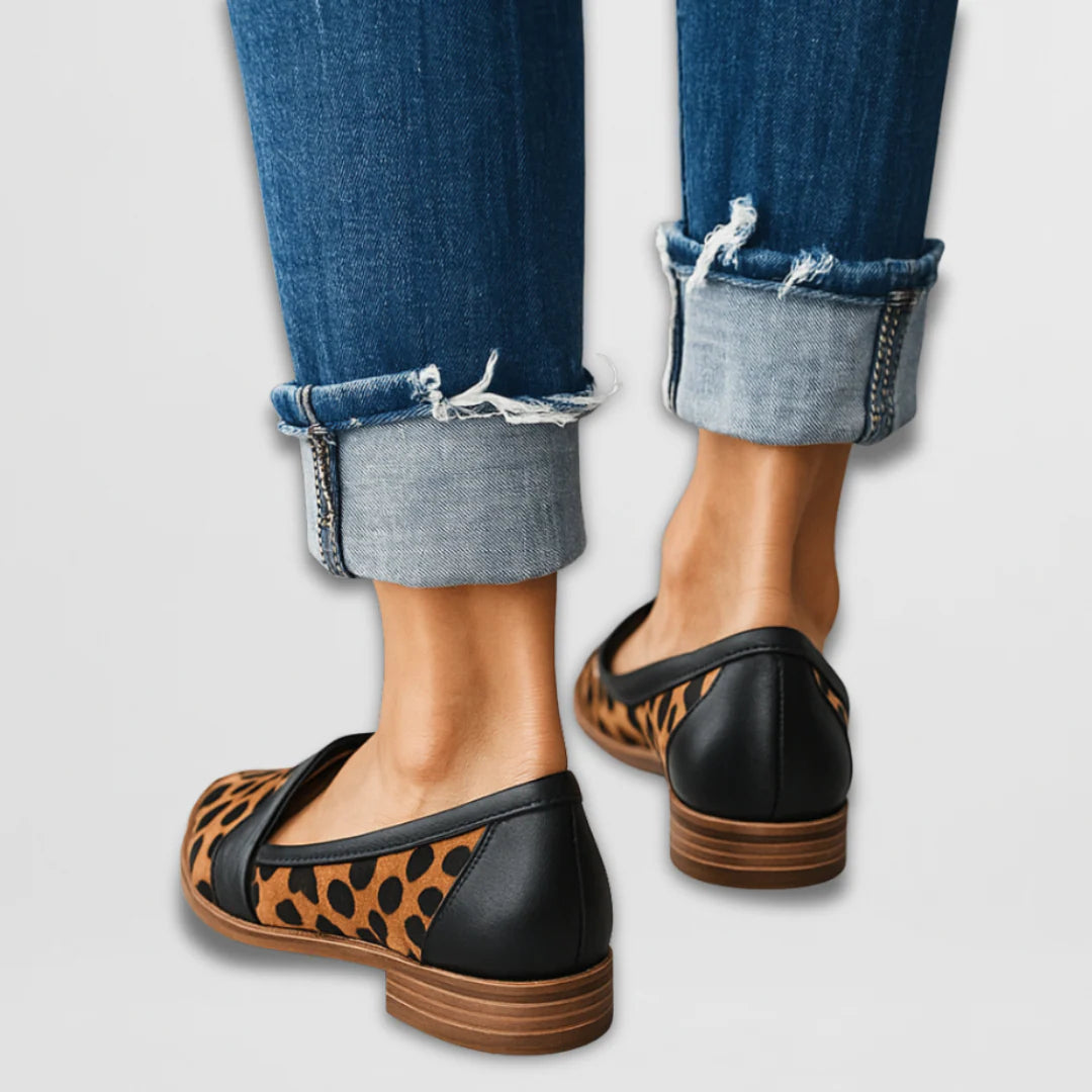 Avenelle™ – Classic Pointed Mid-Heel Loafer