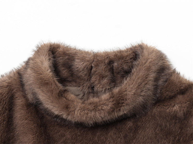 Ellora™ – Belted Woman Turtleneck Sleeveless Blouse