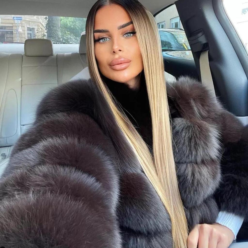 Fiorenze™ | Women’s Fluffy Fox Fur Coat