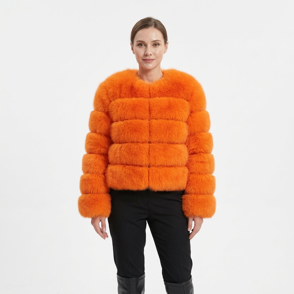 Fiorenze™ | Women’s Fluffy Fur Coat