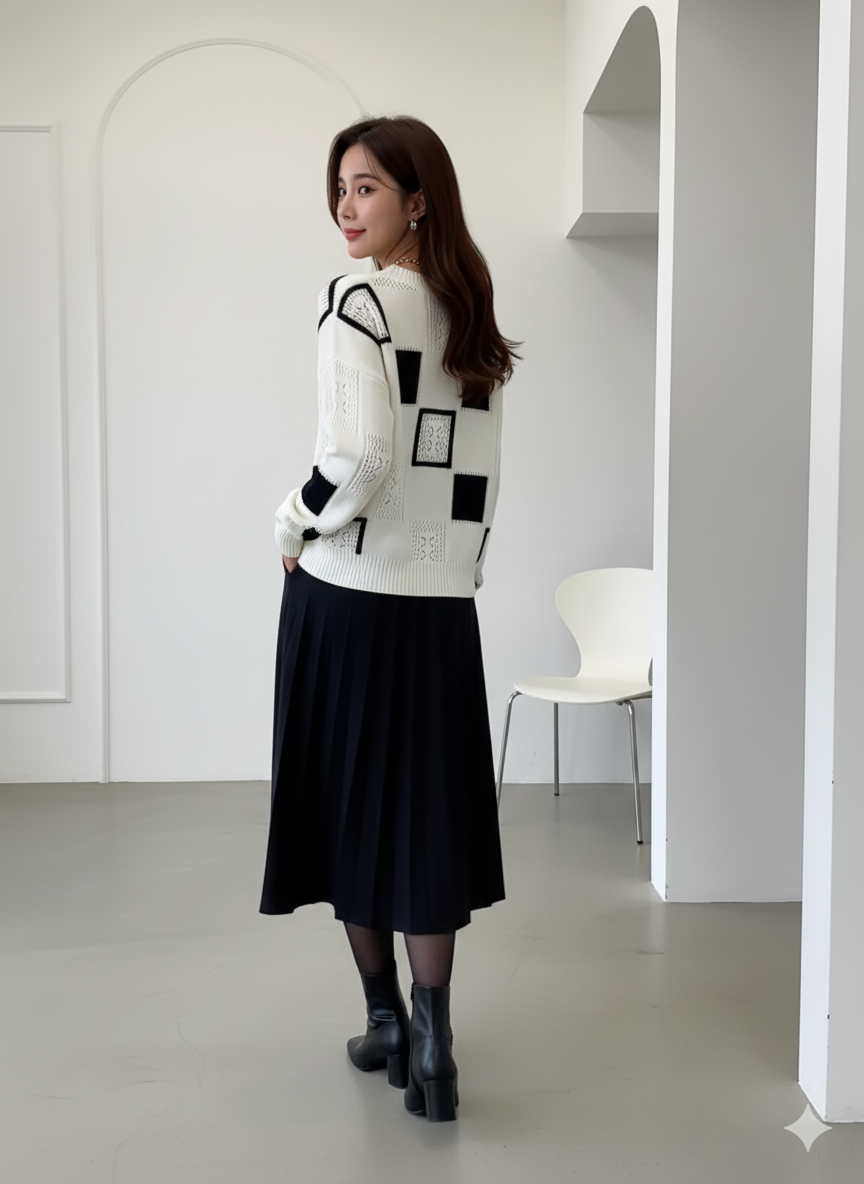 TideWeave™ – Woman Knit Fashion Sweater