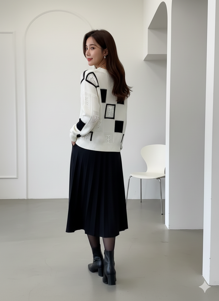 TideWeave™ – Woman Knit Fashion Sweater