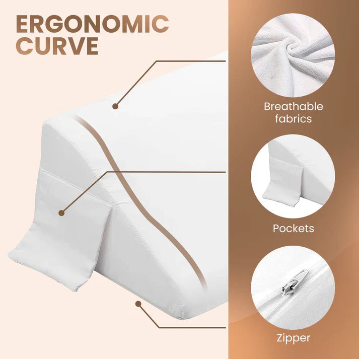 BedEase™ | Bedside Wedge Pillow