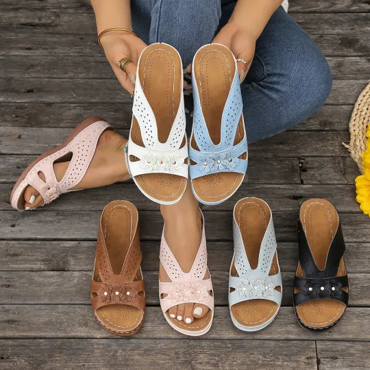 Floralia™ – Bloom Wedge Sandals