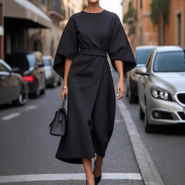 Viola™ – Draped Sleeve Day Dress