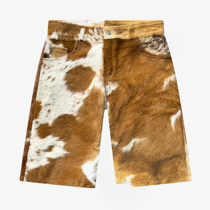 Weston™ – Flared Street Leather Shorts